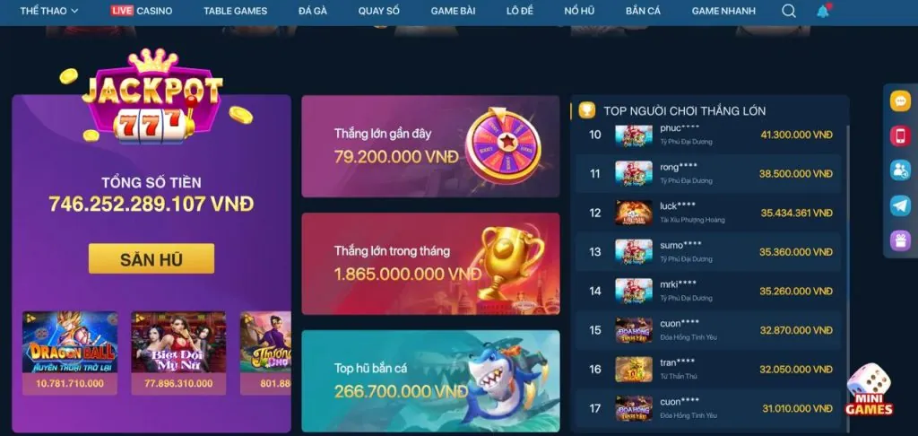 Giới thiệu về trò chơi Nổ Hũ và cơ hội trúng Jackpot